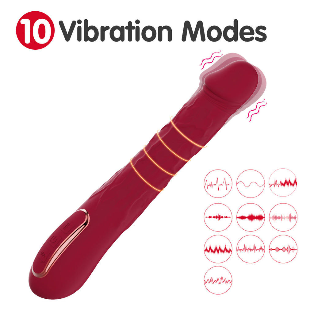Lust Wave Wiggle G-Spot Dildo Vibrator