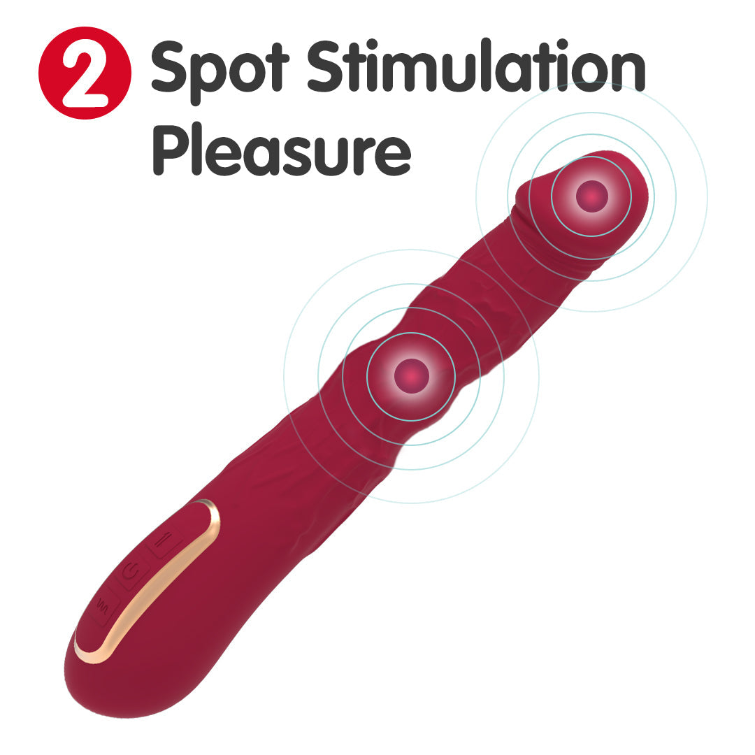 Lust Wave Wiggle G-Spot Dildo Vibrator