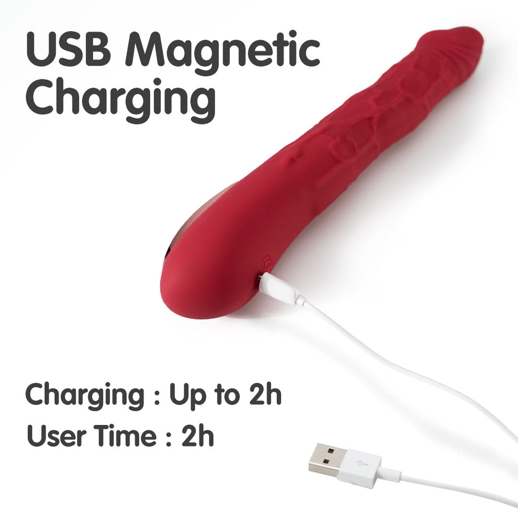 Lust Wave Wiggle G-Spot Dildo Vibrator
