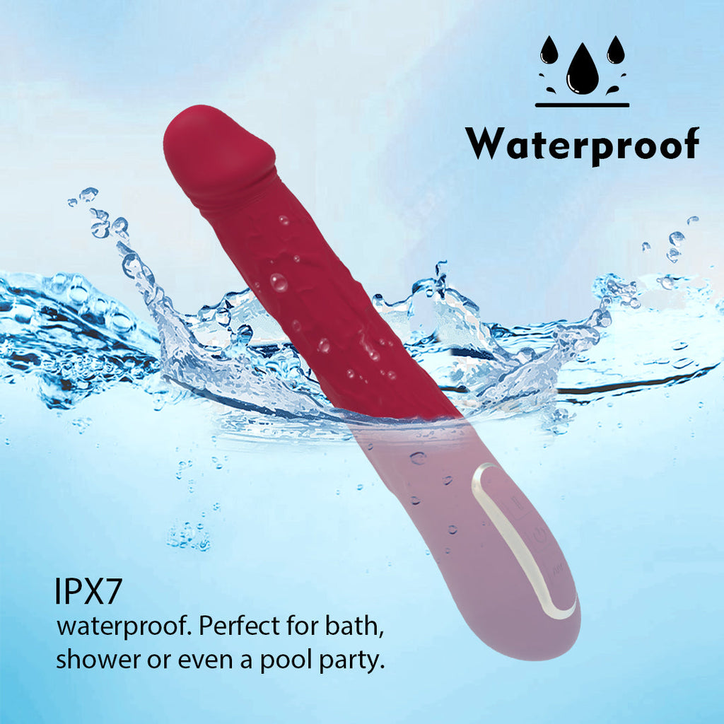 Lust Wave Wiggle G-Spot Dildo Vibrator