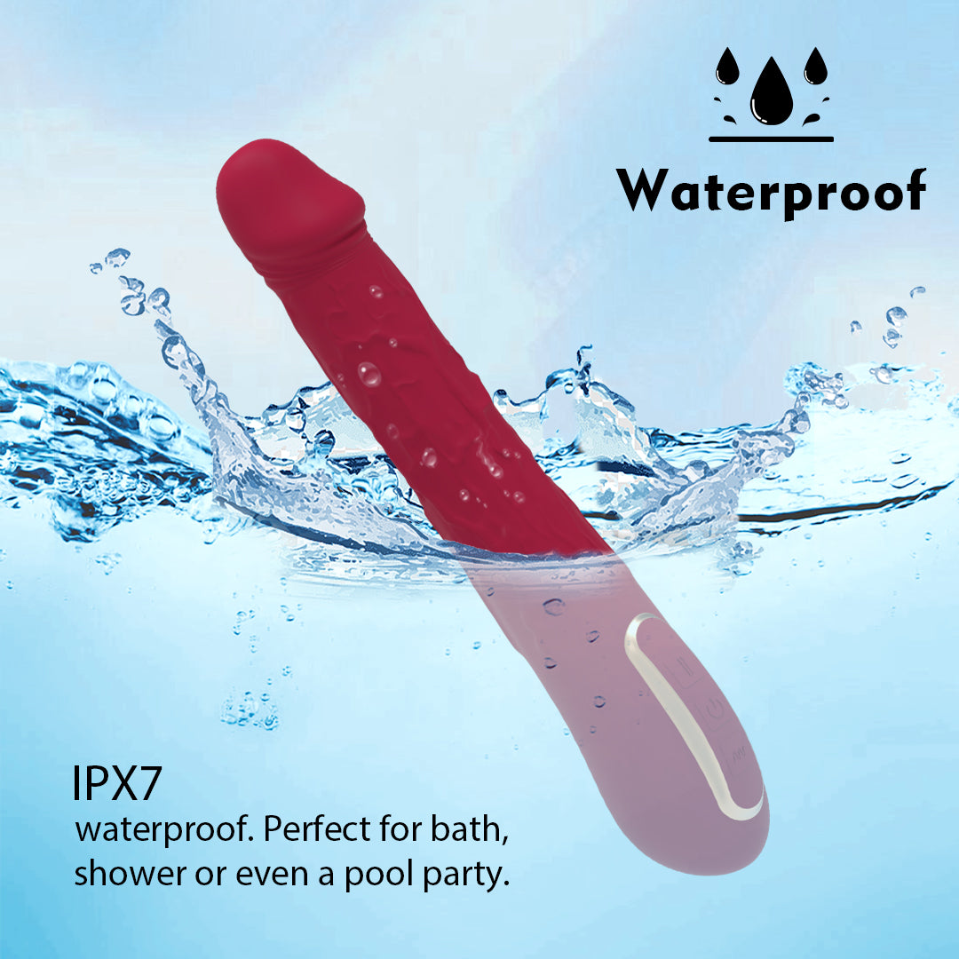 Lust Wave Wiggle G-Spot Dildo Vibrator