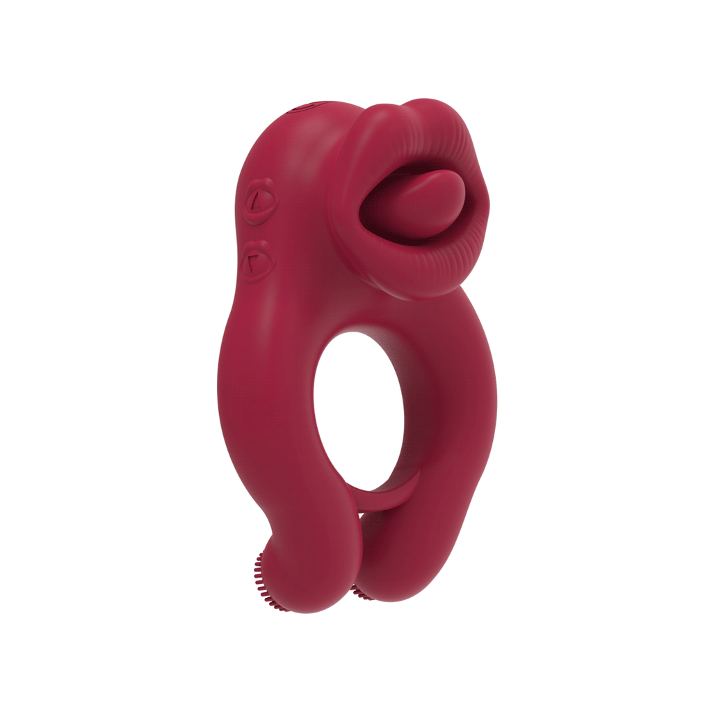Lip Lock Vibrating Cock Ring