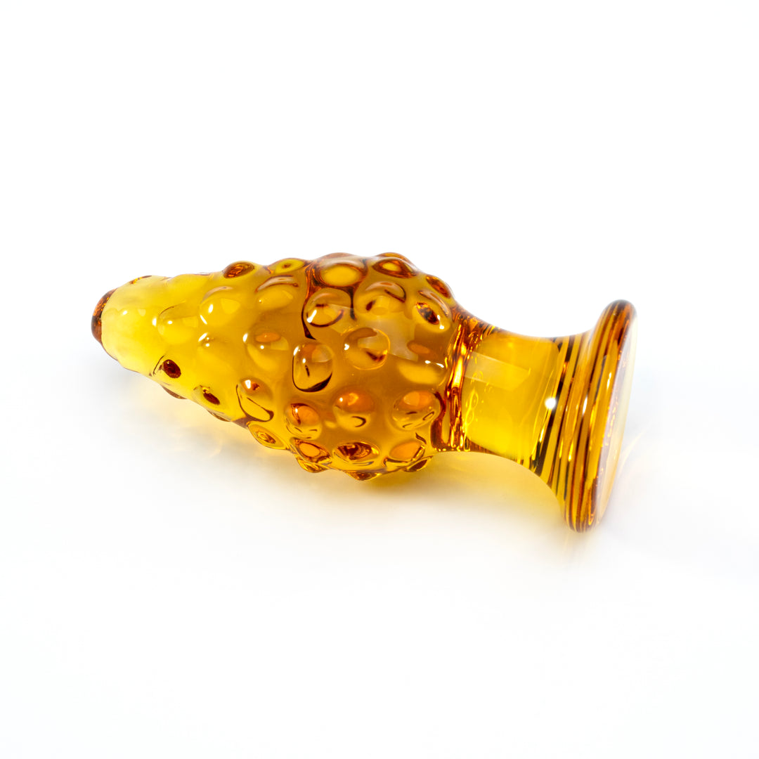 Pinecone Glass Butt Plug 4-Inch