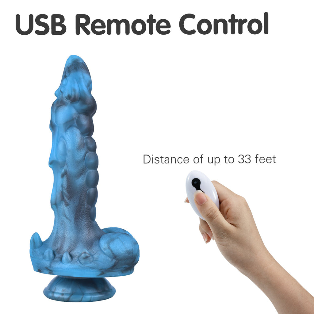Fantasy Monster 8 Thrusting & 8 Vibrating Dildos 9.5-Inch