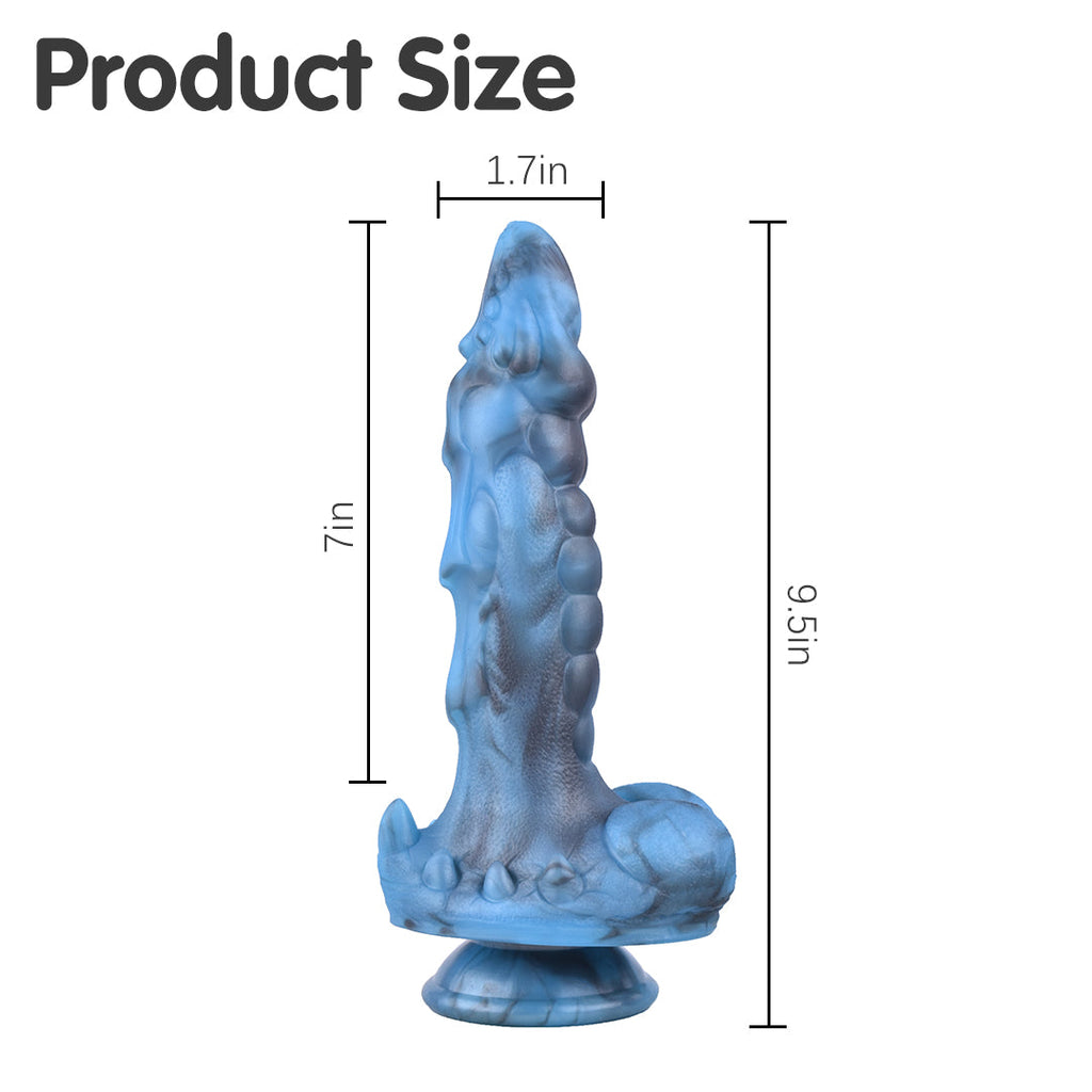 Fantasy Monster 8 Thrusting & 8 Vibrating Dildos 9.5-Inch