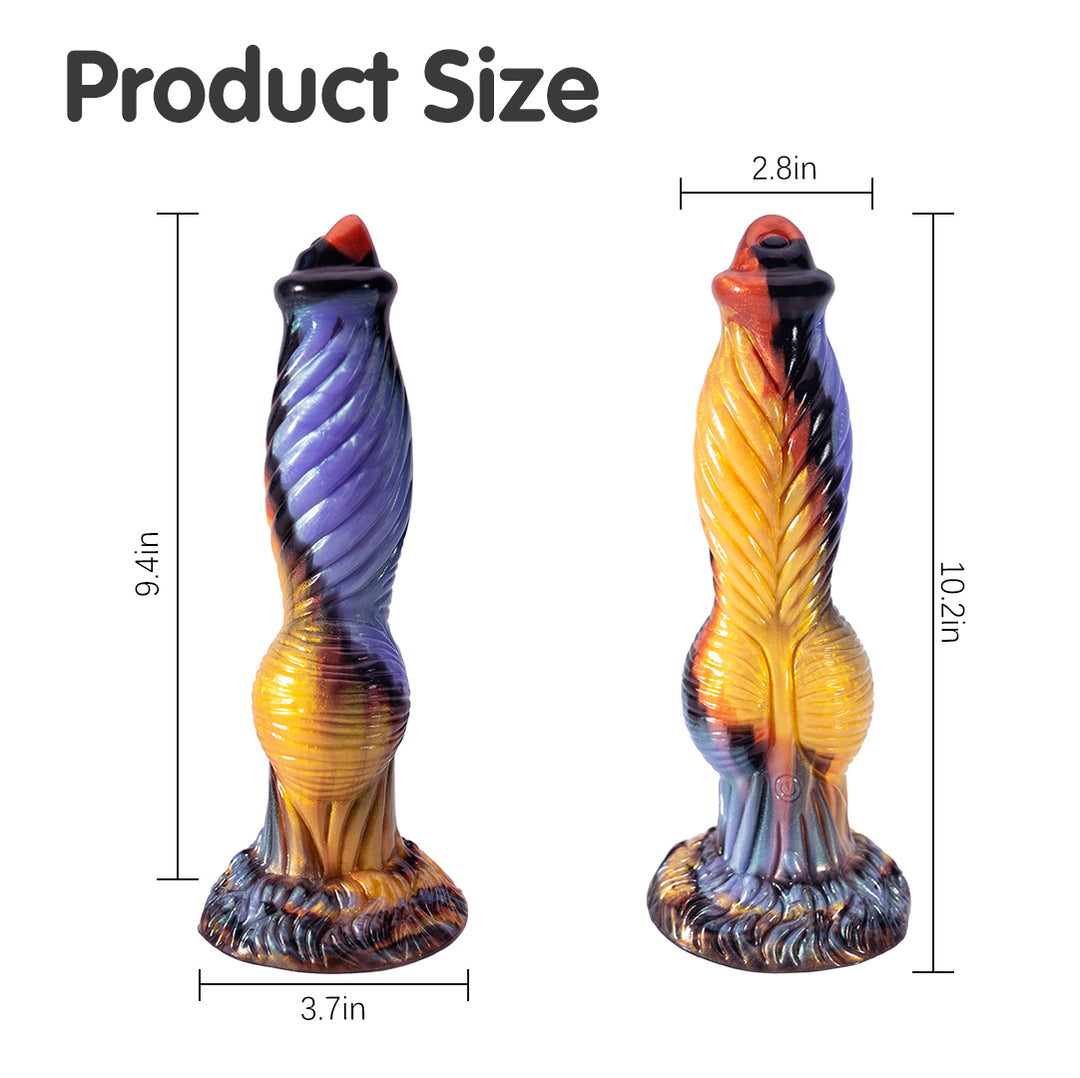 Phoenix Oculus 7 Thrusting & 7 Vibrating Dildos 10-Inch