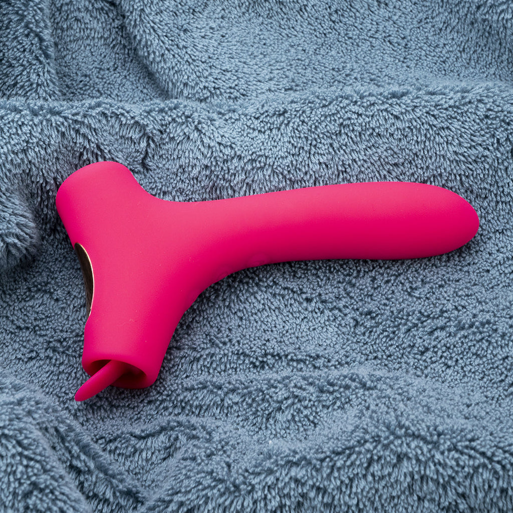 Trio Pleasure 3-in-1 G-Spot And Clitoral Suction Vibrator
