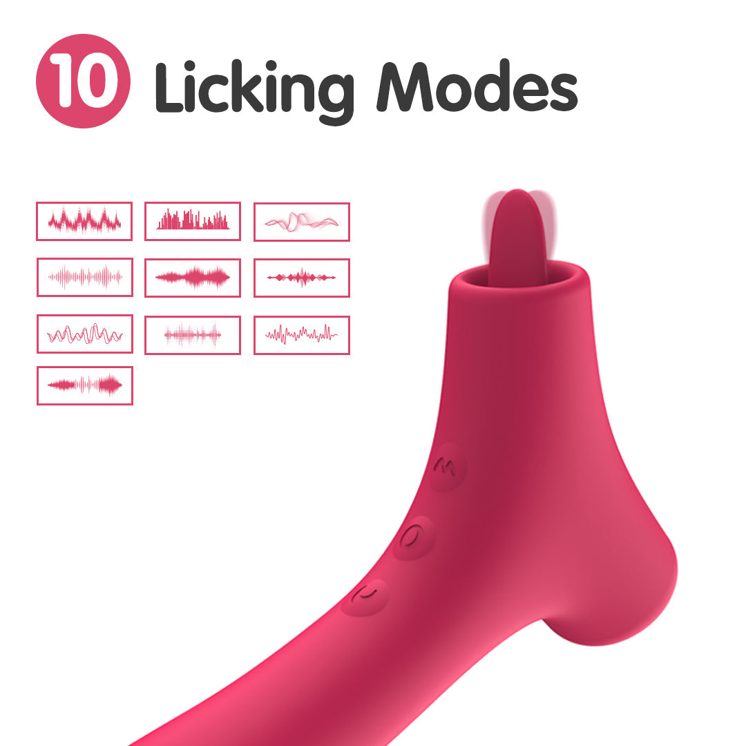 Trio Pleasure 3-in-1 G-Spot And Clitoral Suction Vibrator