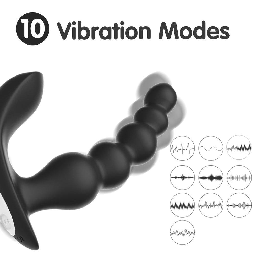 Eupho Rechargeable Remote Control Prostate Vibrating Massager