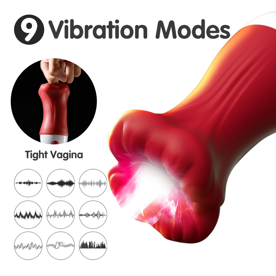 Big Mouth Flower Penis Training Masturbator