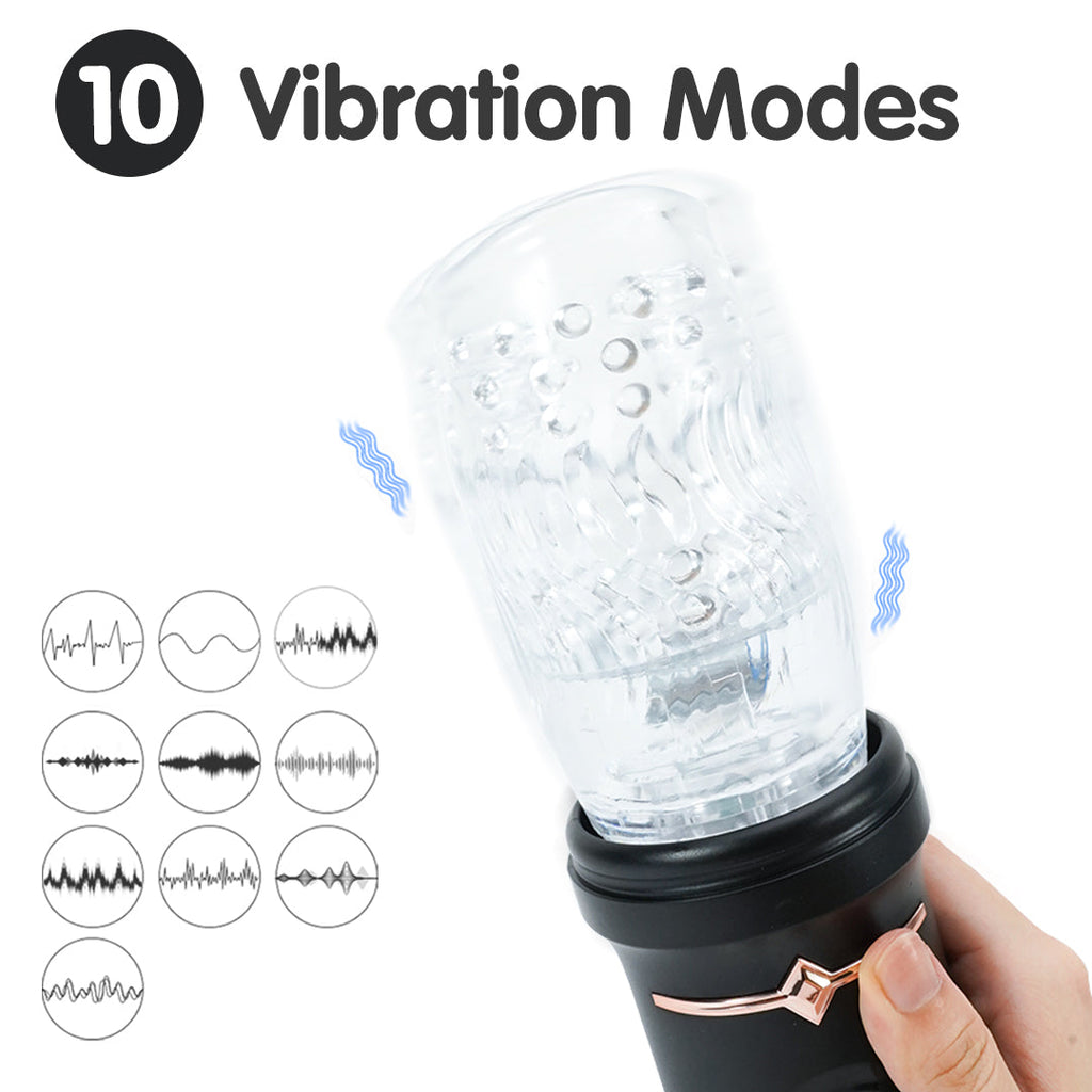 Revolve X Telescopic Vibrating Masturbator