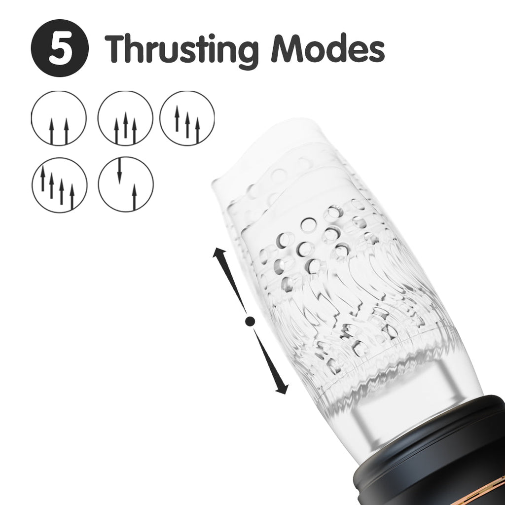 Revolve X Telescopic Vibrating Masturbator