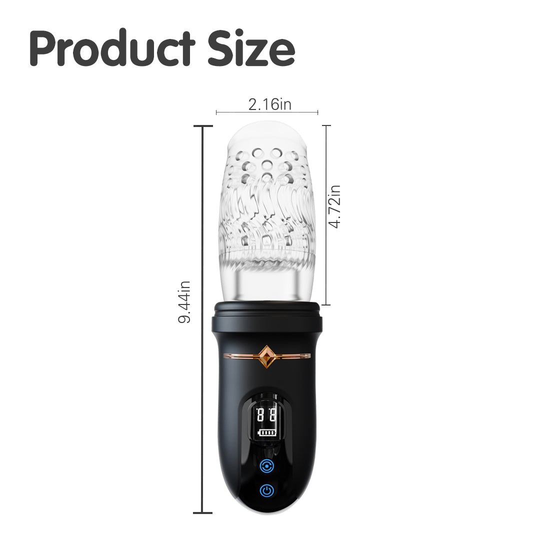 Revolve X Telescopic Vibrating Masturbator