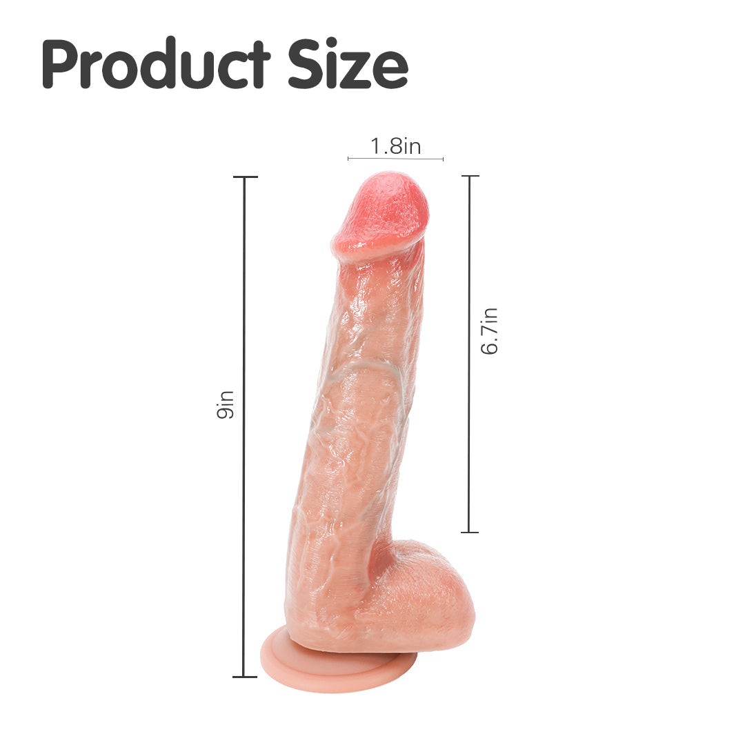 Aurora Touch Classic Dildo 9-Inch