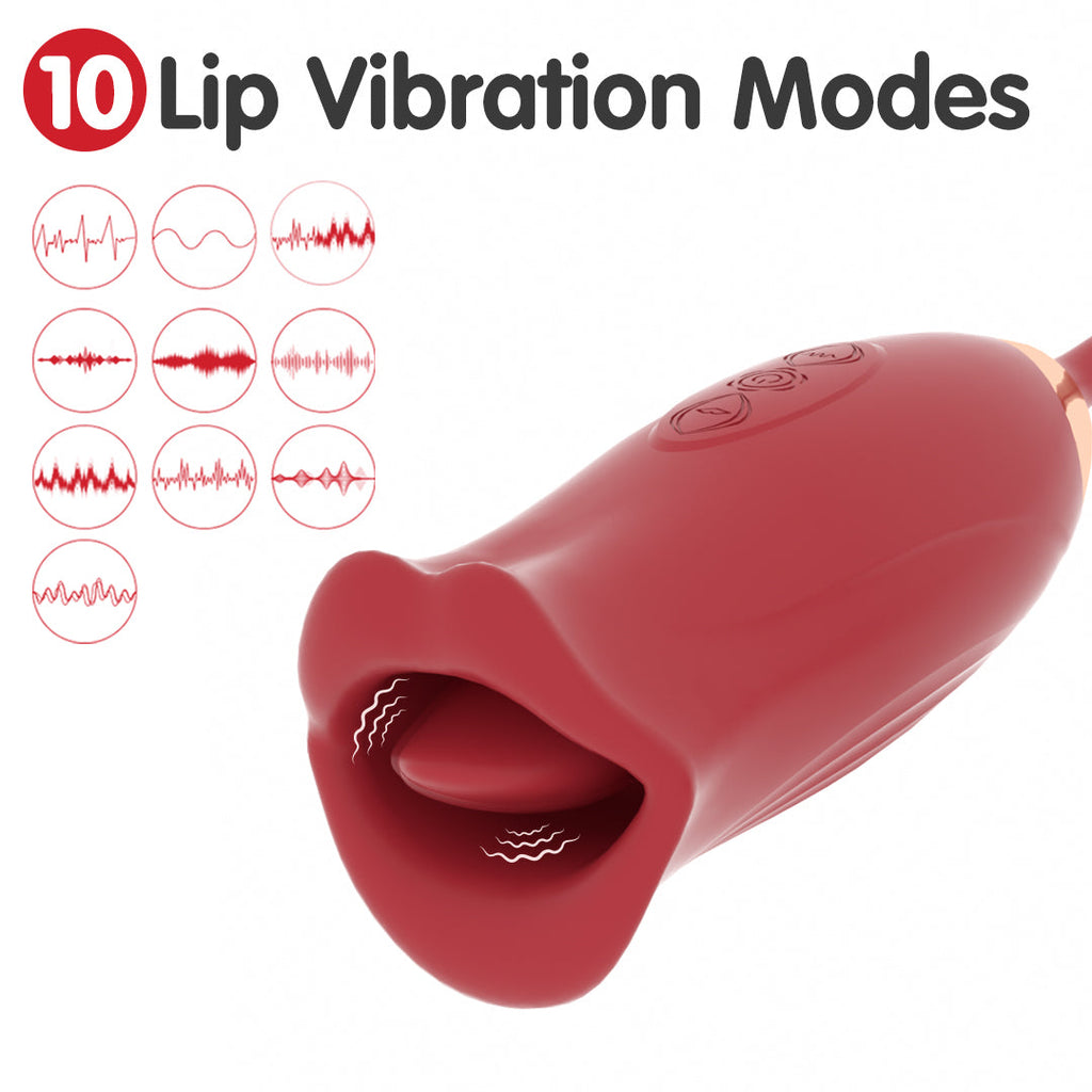 Lip Tease 2-in-1 Tongue Vibrator