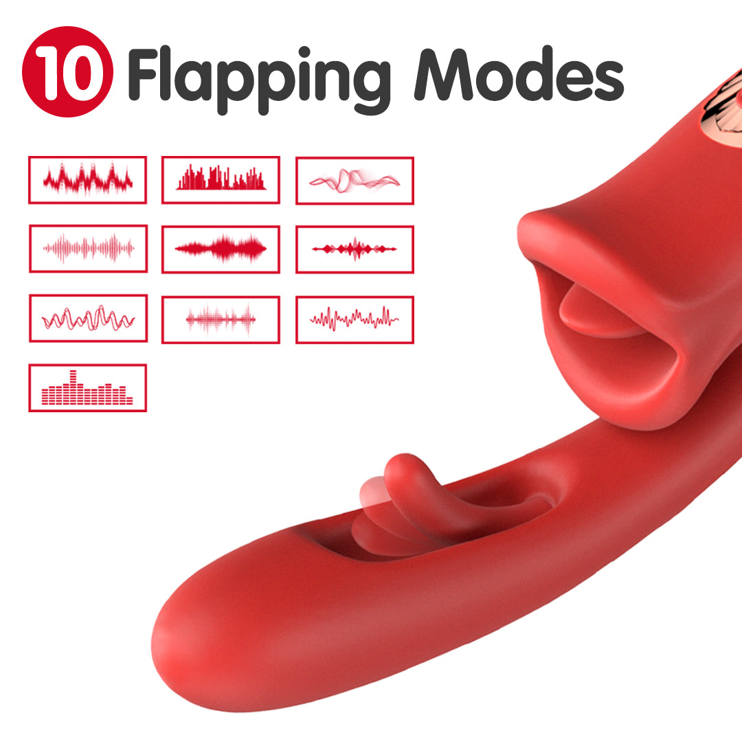 Sex Lip Pro 3-in-1 Tongue Vibrator