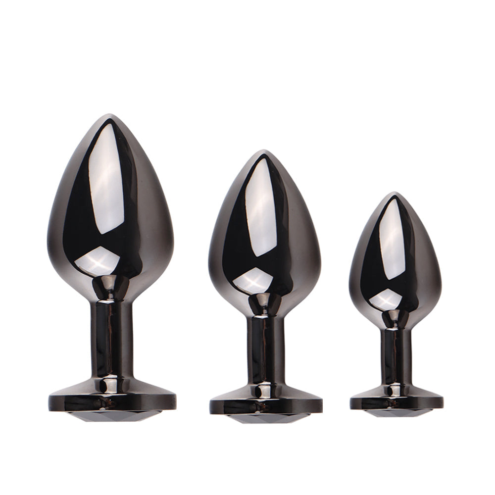 Nigel Aluminum Butt Plug Set (3 Piece)