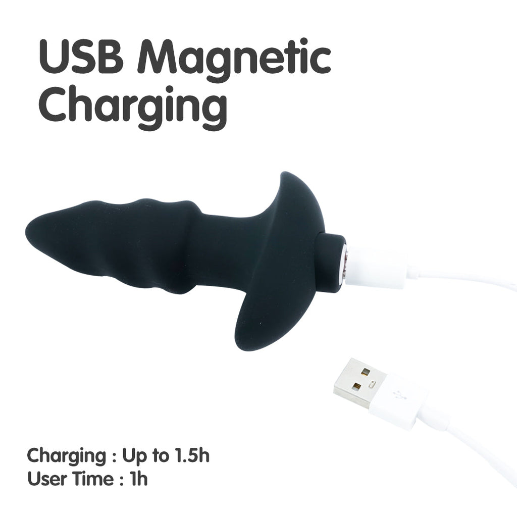 Love Earrow Silicone Rechargeable Vibrating Butt Plug