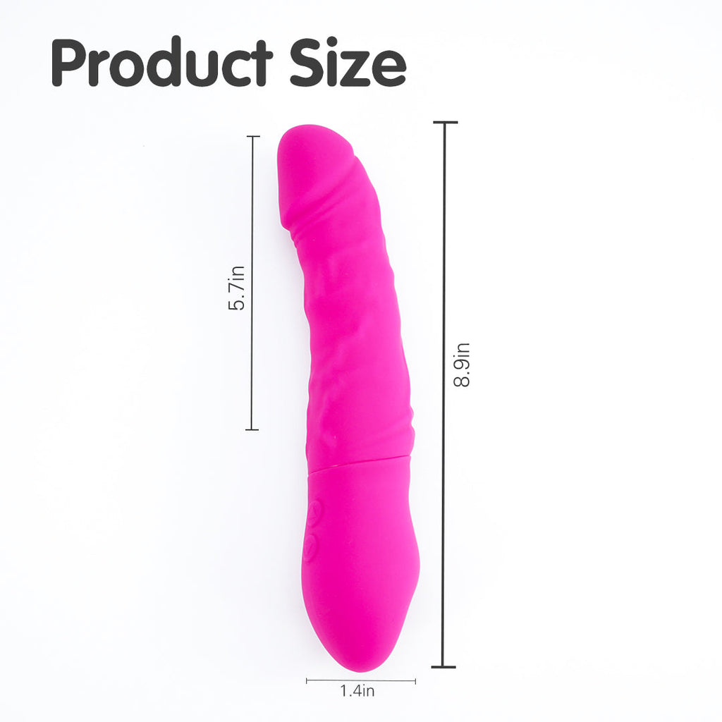 KING-2 Vibrating & Rotating Dildos 9-Inch