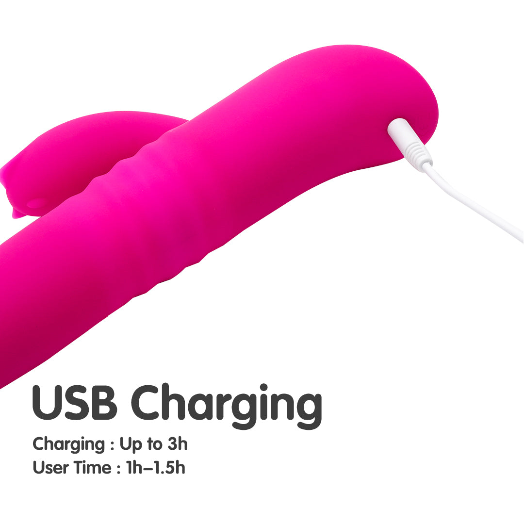 Kaya Thrusting G-spot Heating Rabbit Vibrator