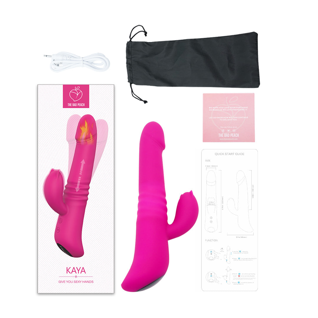 Kaya Thrusting G-spot Heating Rabbit Vibrator