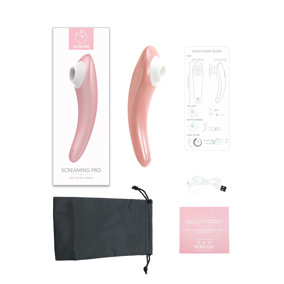 Sweet Screaming Clitoral Suction Vibrator Stimulator
