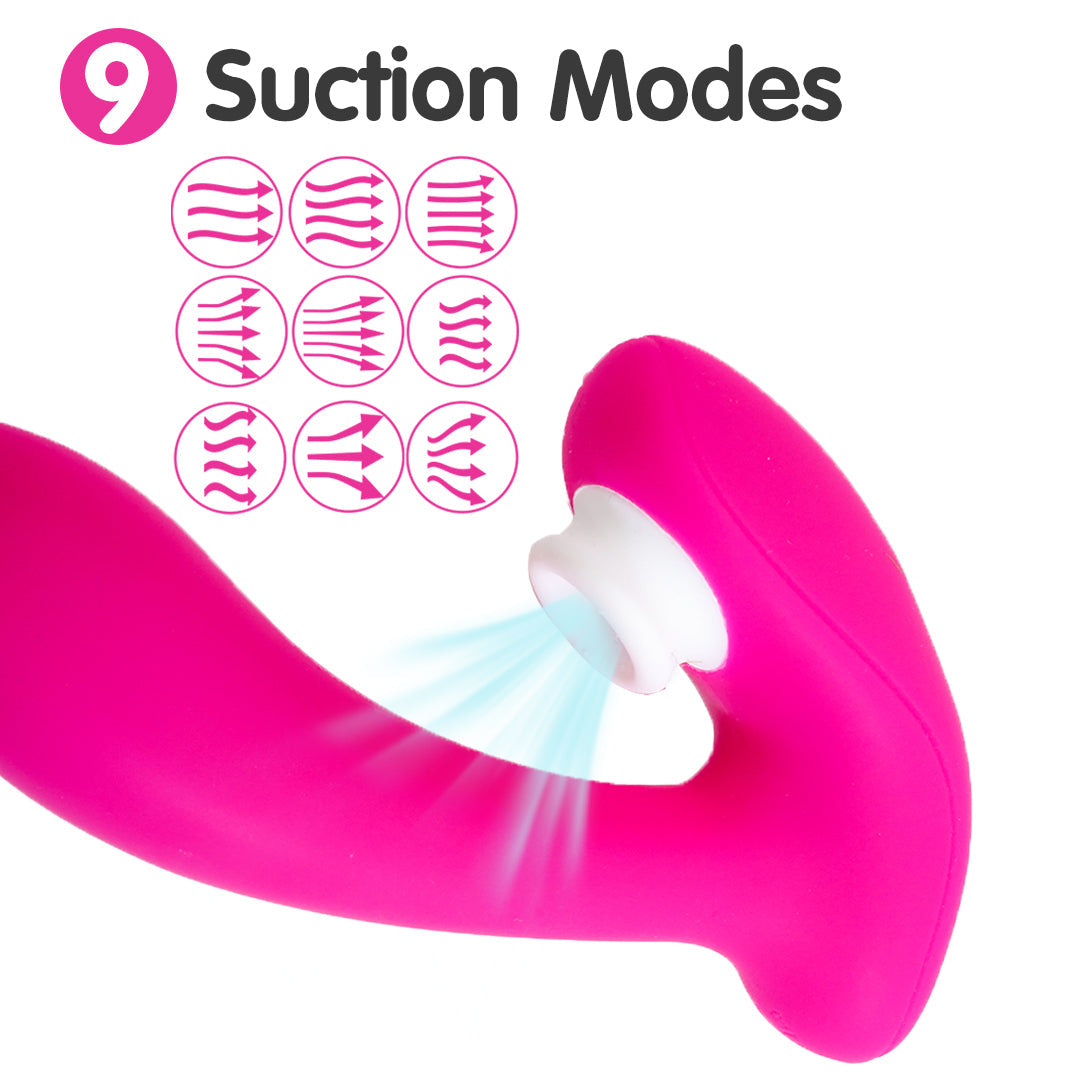 Pinky Tricker G-Spot And Clitoral Suction Vibrator Stimulator