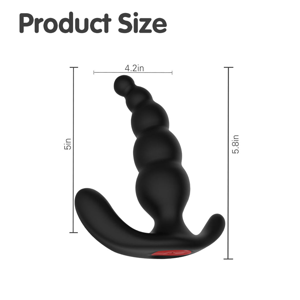 Dipper Rechargeable Anal Beads Vibrator