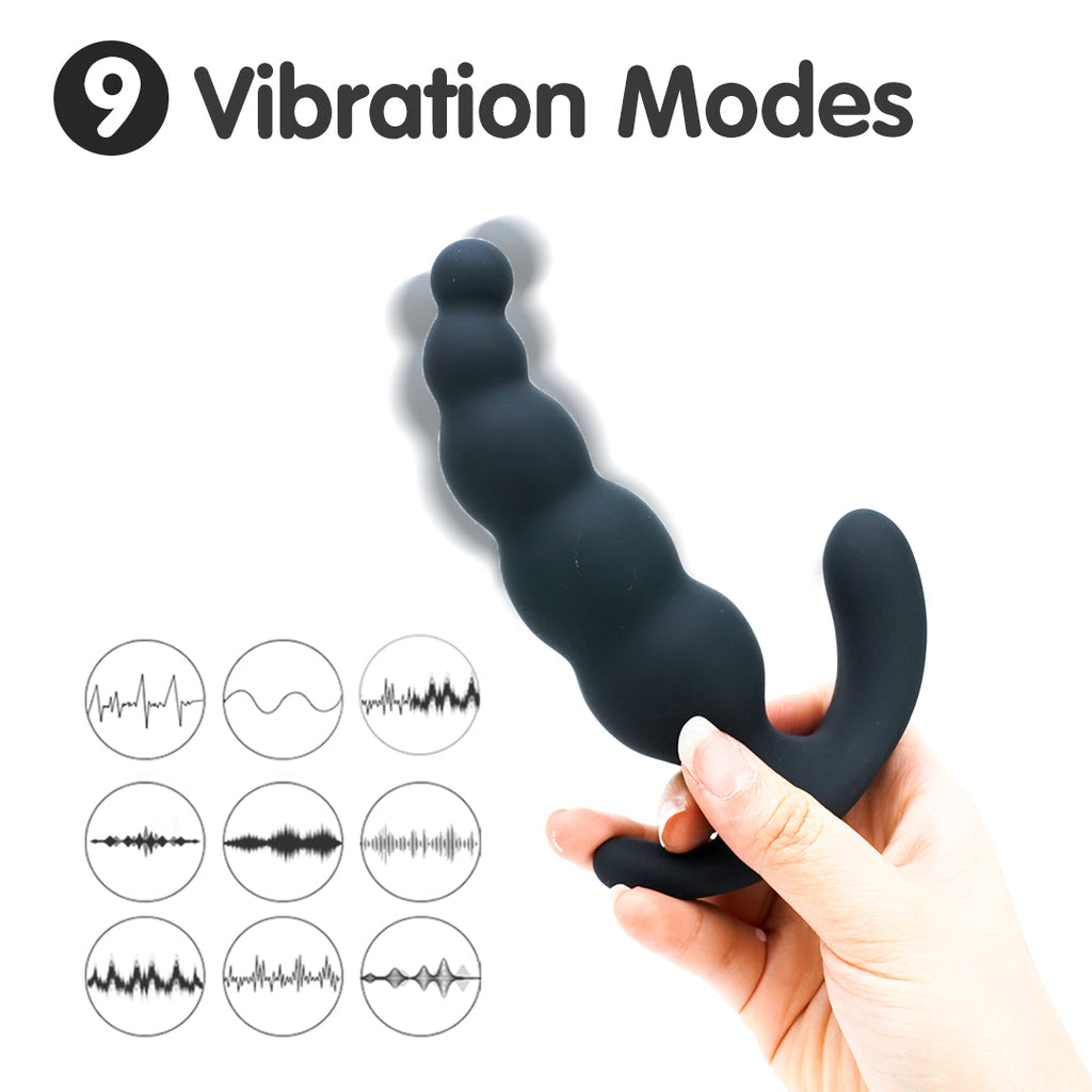 Dipper Rechargeable Anal Beads Vibrator