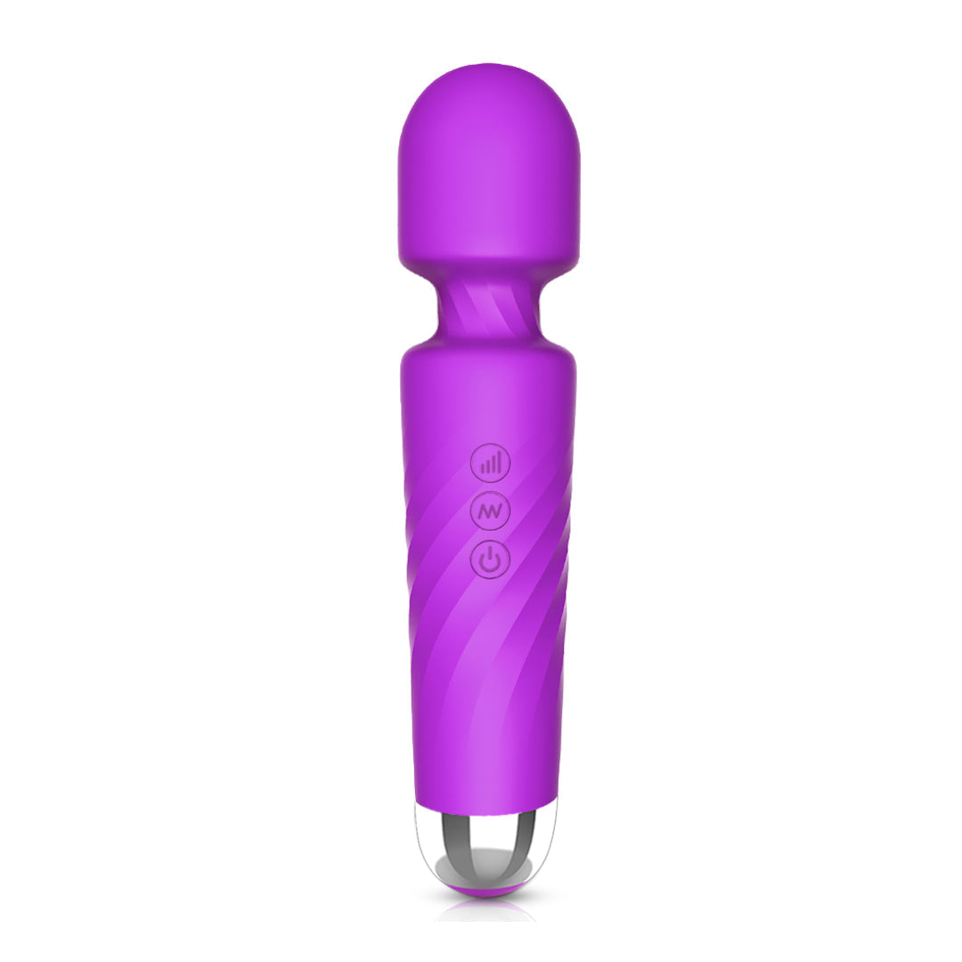 Pink Silicon Massage Wand Vibrator