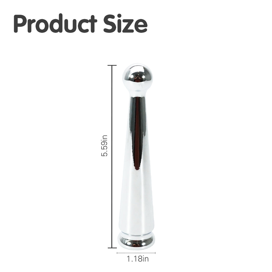 Dipsy Deluxe Rechargeable Mini Metal Anal Massage Wand Vibrator
