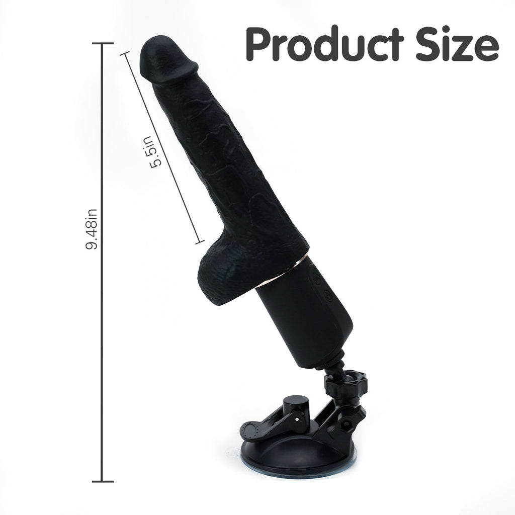 Patton-Rct Suction Cup Heating Remote Control Dildo Vibrator
