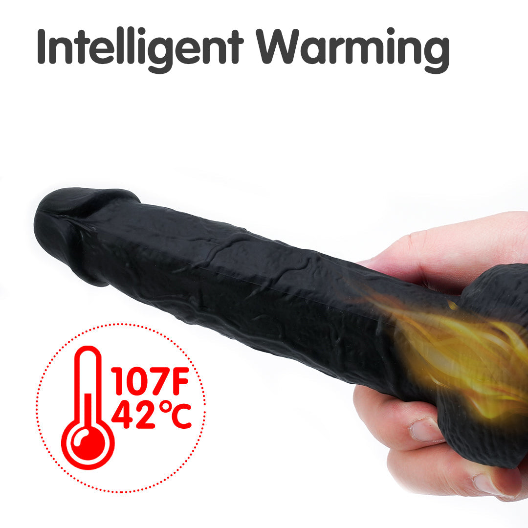 Patton-Rct Suction Cup Heating Remote Control Dildo Vibrator