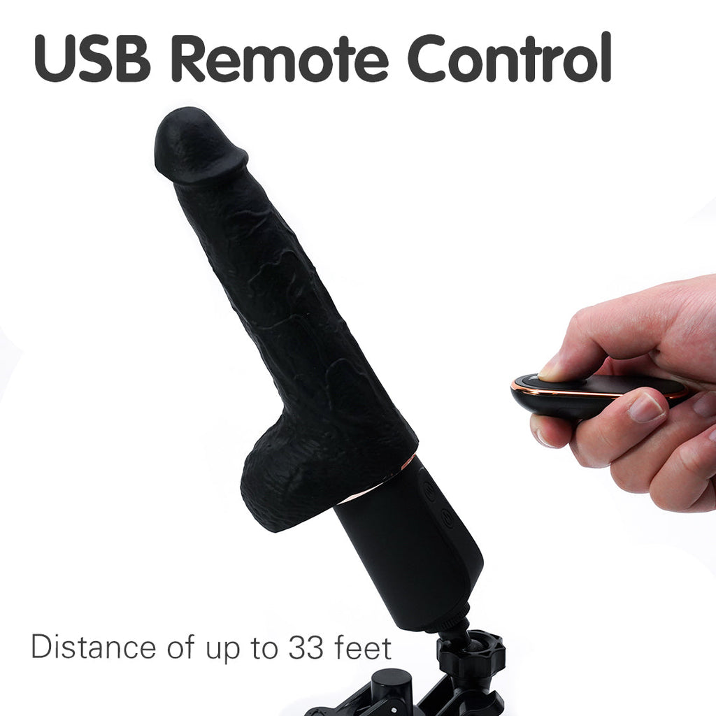 Patton-Rct Suction Cup Heating Remote Control Dildo Vibrator