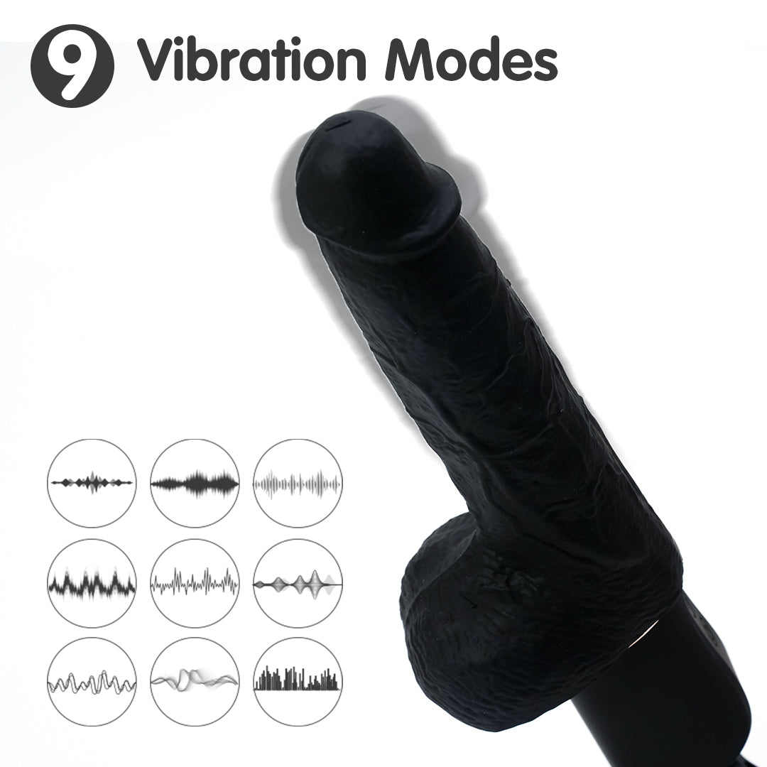 Patton-Rct Suction Cup Heating Remote Control Dildo Vibrator