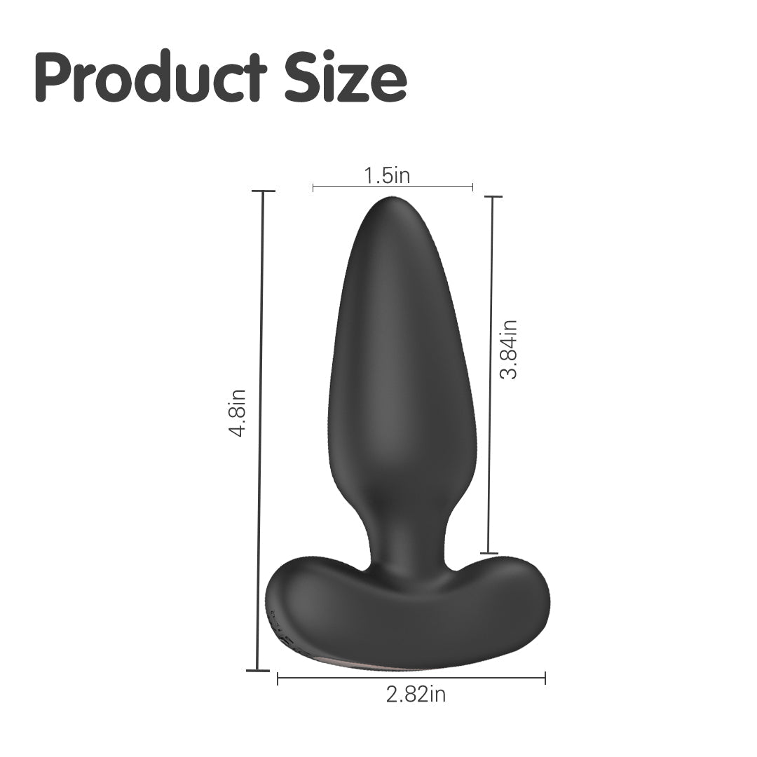 Albert Control Prostate Vibrating Butt Plug
