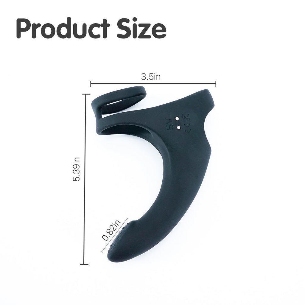 G-Finger Anal Massage Plug And Cock Rings Prostatet Vibration Play