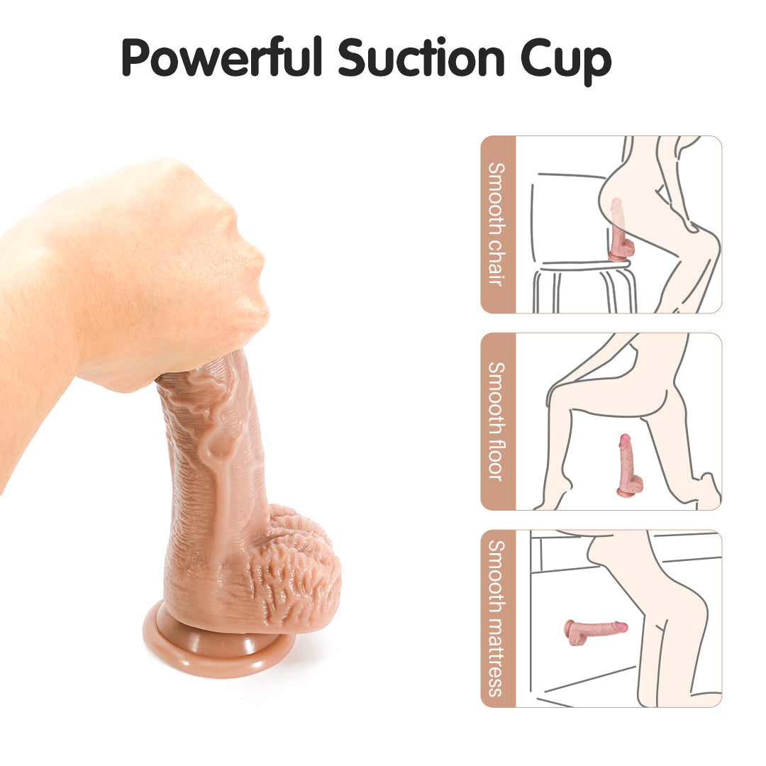 Dick Classic Realistic Dildo 8-Inch