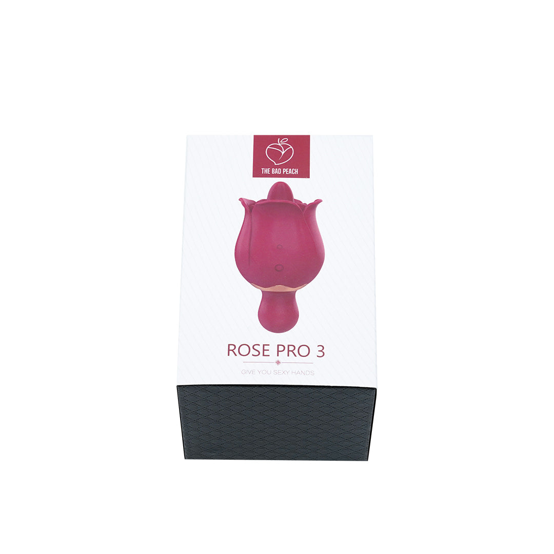 Rose Pro 3 Clitoral Licking Vibrating Stimulator