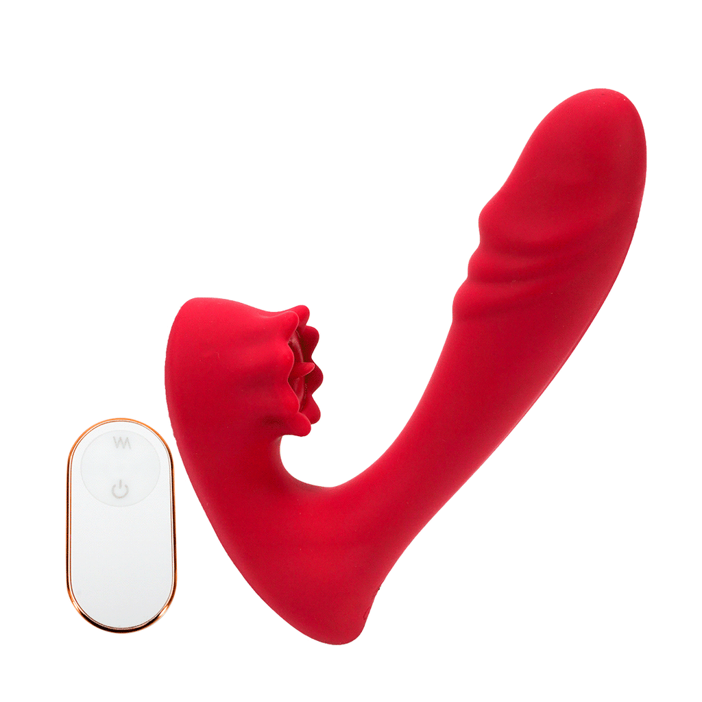 Forest Rain Remote Control Clitoral Licking Vibrator