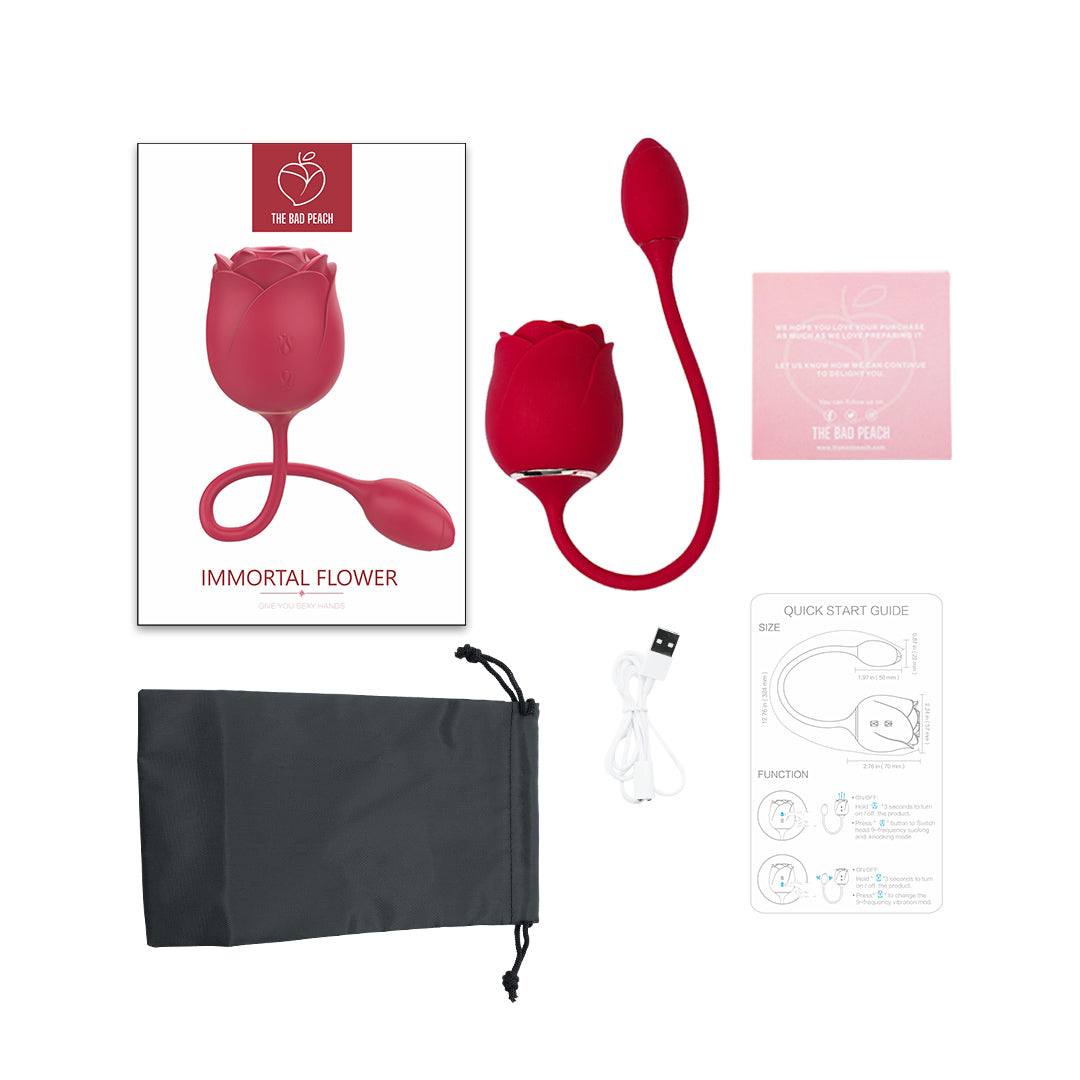 Immortal Flower Clitoral Suction Vibrator Stimulator