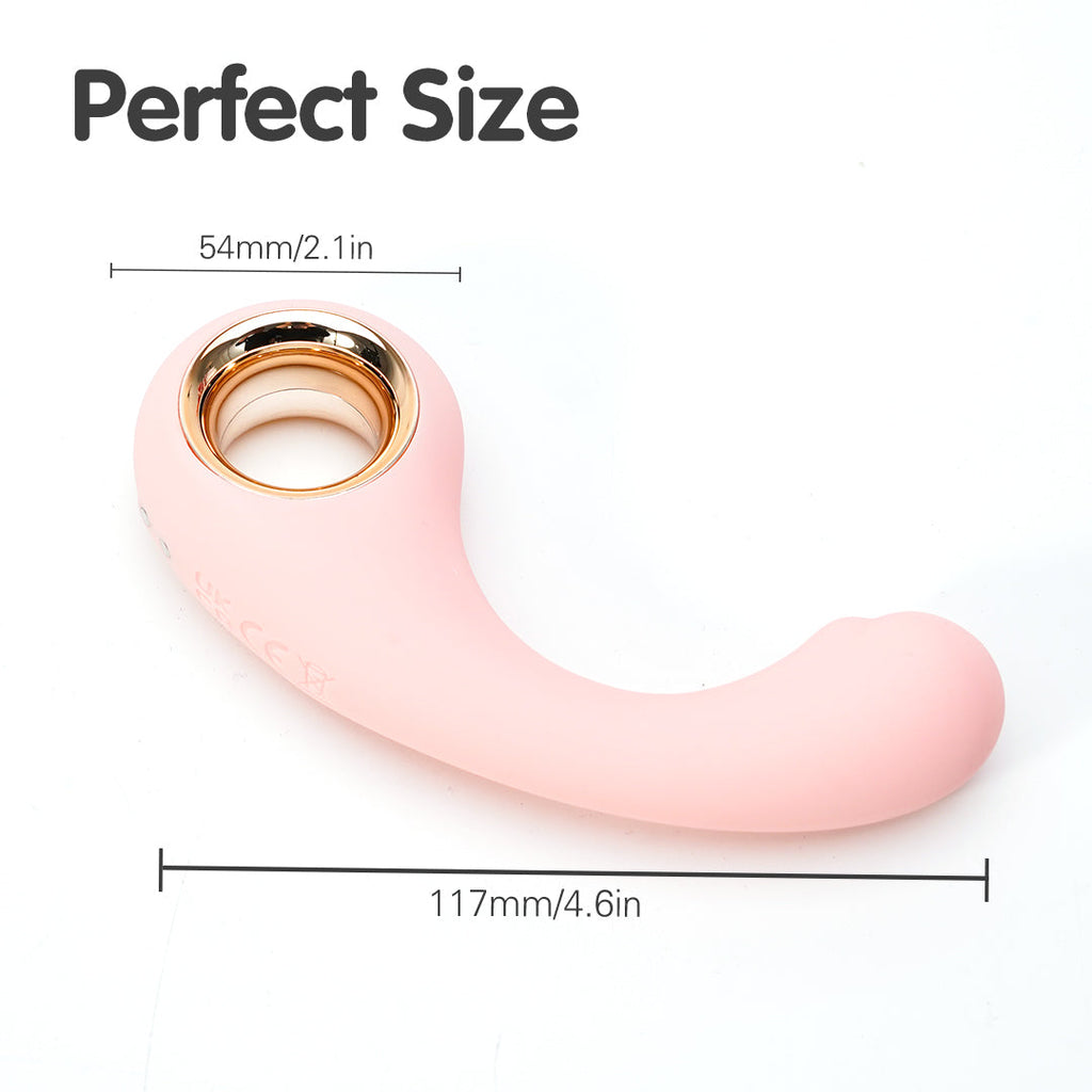 Antlers Soft Flexible Curved Finger Dildo Vibrator