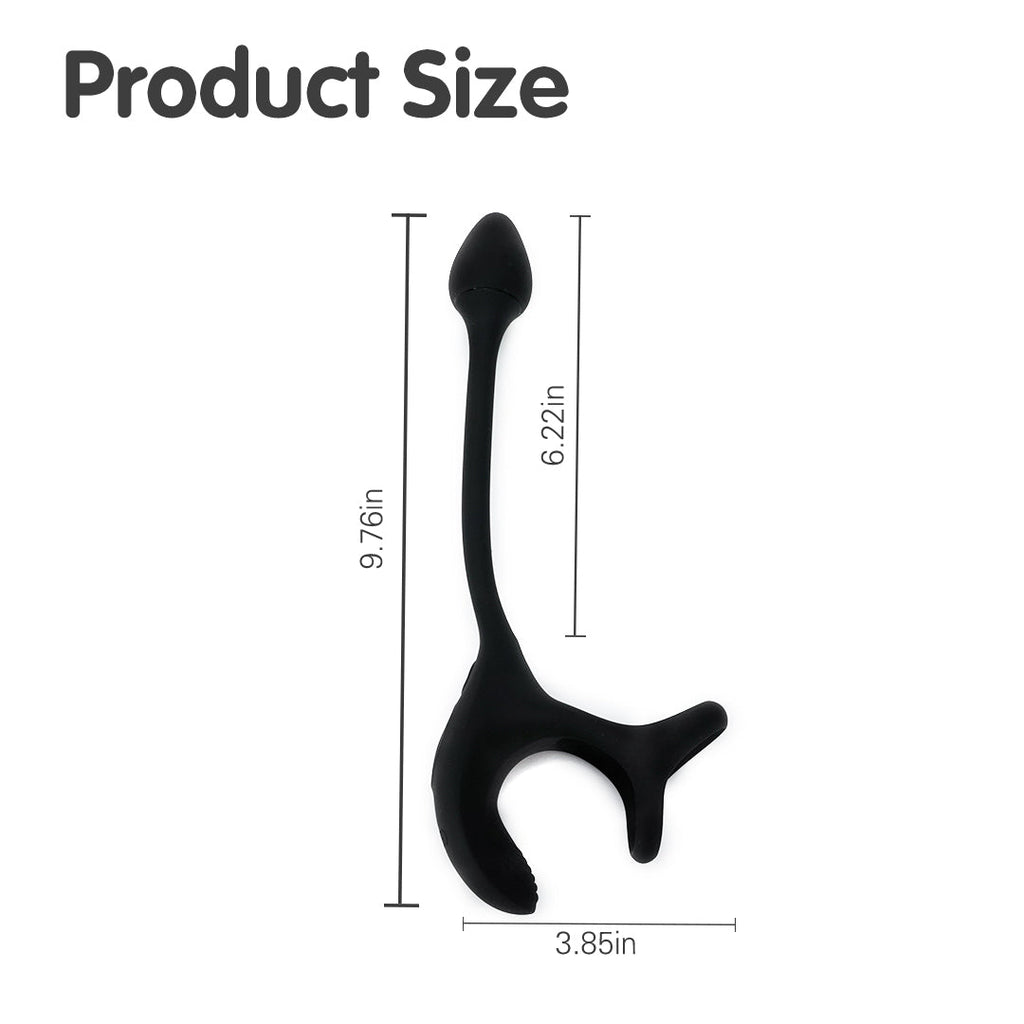 Cradle Of Devil Rechargeable Cock Ring Prostate Vibrating Massager