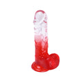 Red Desire Suction Cup Dildo 7-Inch