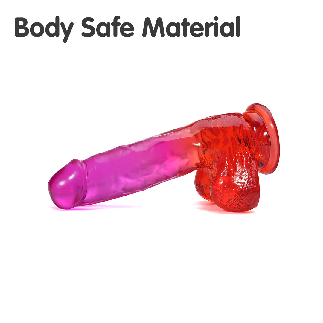 Aura Flame Suction Cup Dildo 8.6-Inch