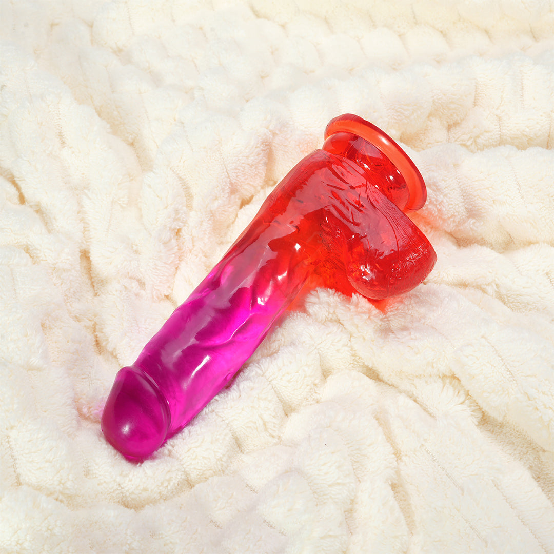 Aura Flame Suction Cup Dildo 8.6-Inch