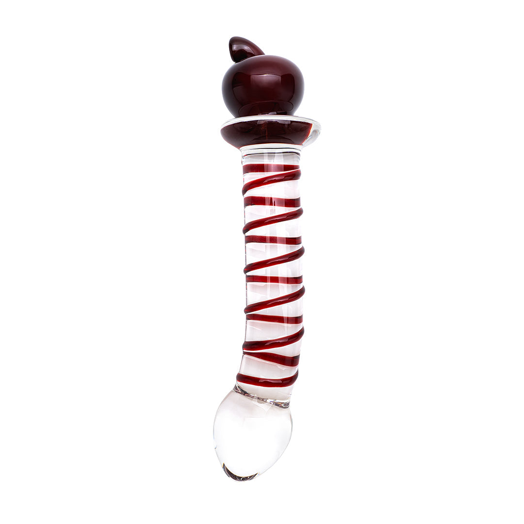 Apple Glass Butt Plug Dildo 7.8-Inch