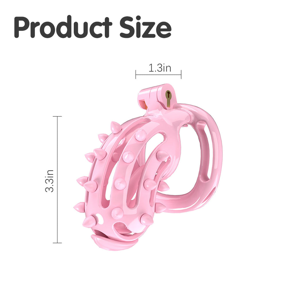 Blush Thorn Chastity Cock Cage Kit