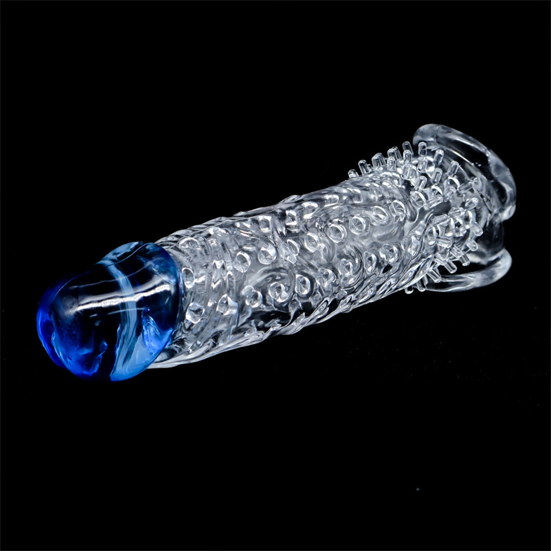 Blue Rush Silicone Penis Sleeve