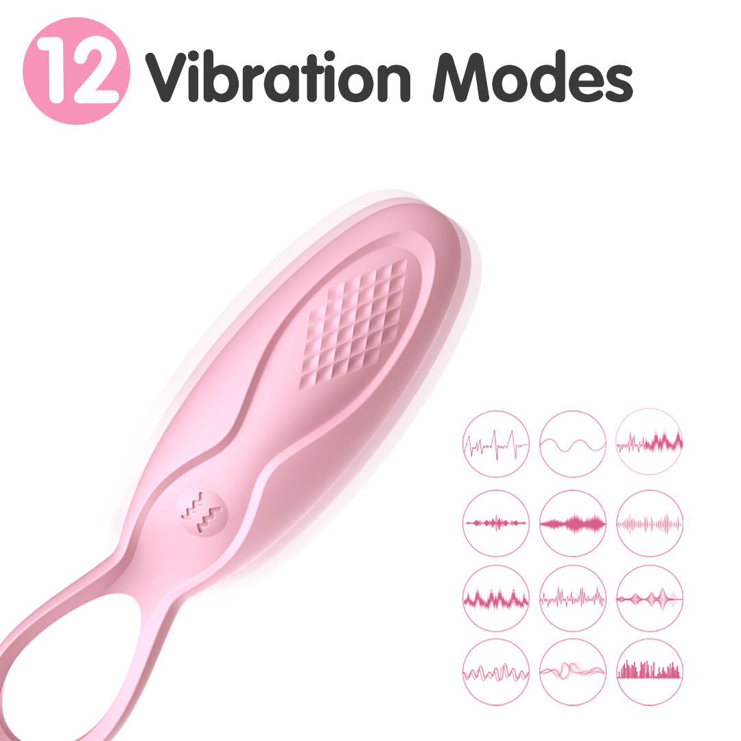 Blush Ring Bullet Nipple Clitoral Egg Vibrator